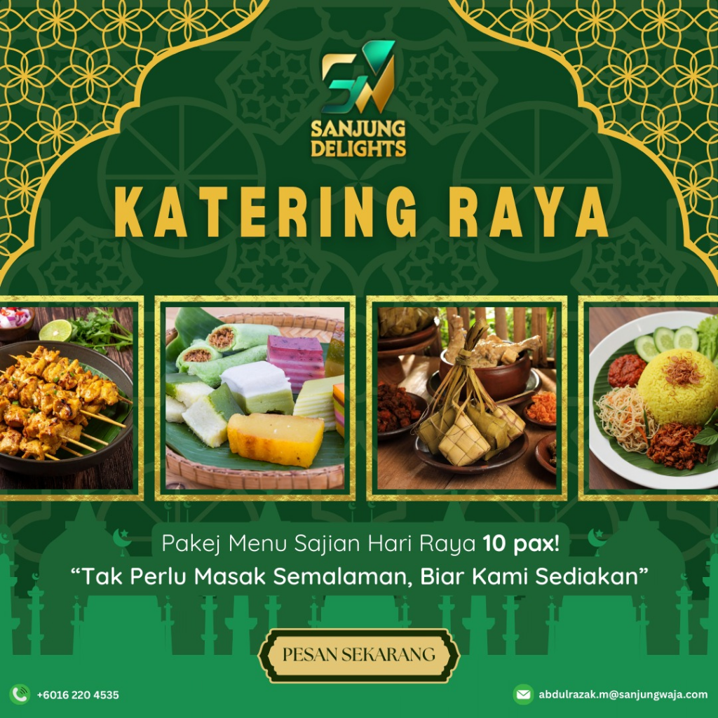 Hari Raya Aidilfitri 2026 Catering Package by Sanjung Delights